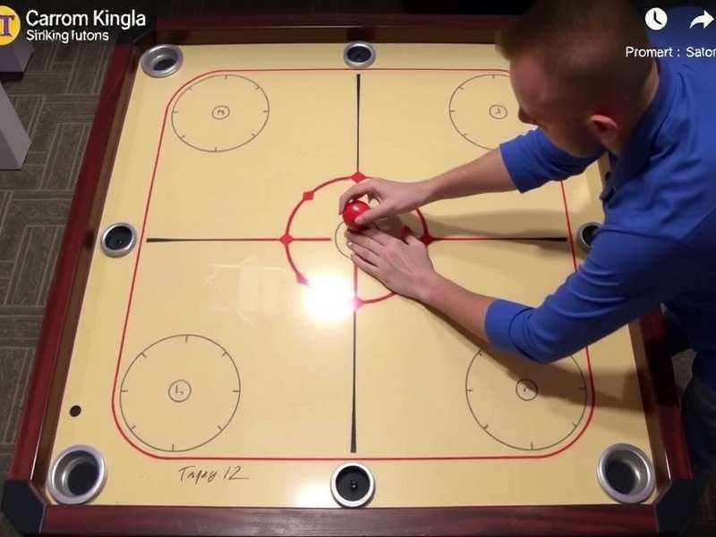 Turbo Carrom King - Beginner Guide Turbo Carrom King beginner tutorial showing proper striking technique